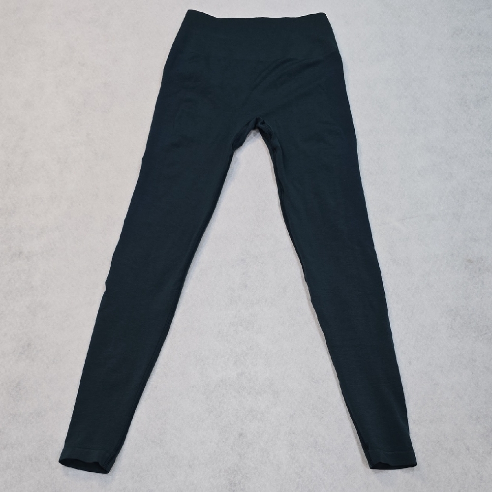 Alphalete Amplify Seamless Scrunch Leggings‎ Small Green High Waist Womens